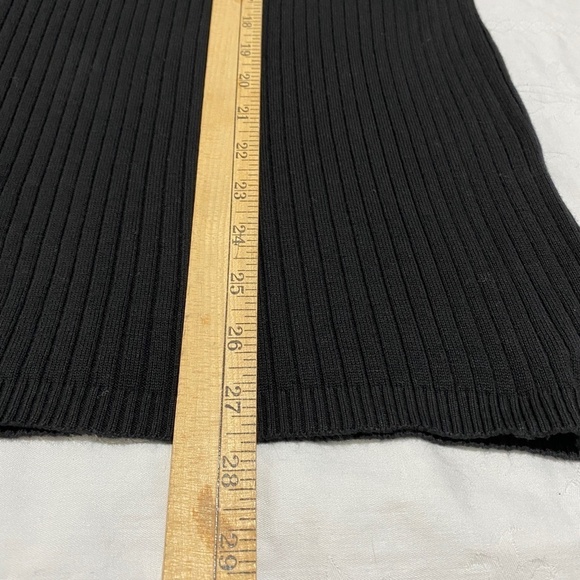 AE Sport & Co. Long Sleeve Women's Black Ribbed Lightweight Sweater Size 1x - Picture 7 of 7